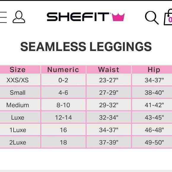 NWT SHEFIt Red Capri Leggings - Size 16 (1LUXE) - Picture 12 of 12